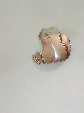 Sterling Silver Cat Pin